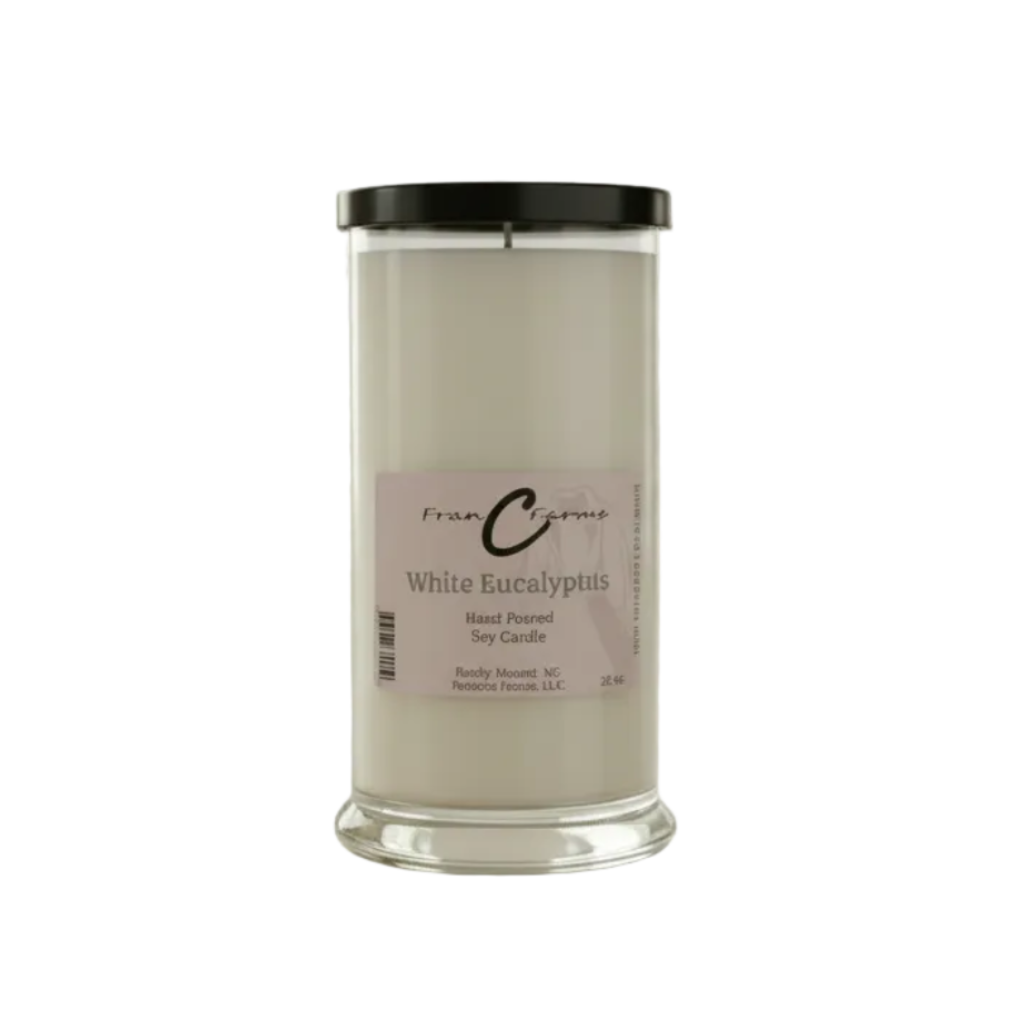 White Eucalyptus Soy Candle - 21.5 oz. Status Jar