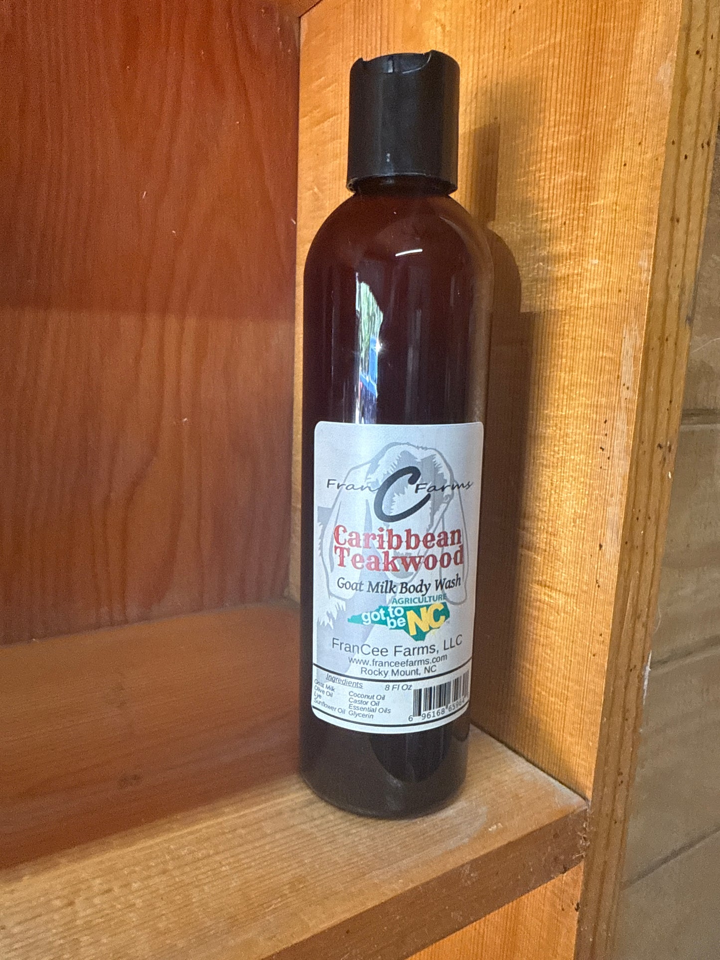 Caribbean Teakwood Goat Milk Body Wash