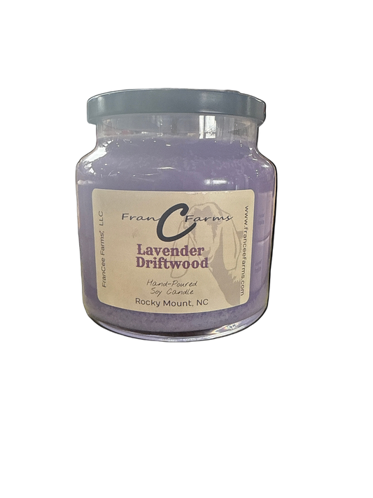 Lavender Driftwood Soy Candle