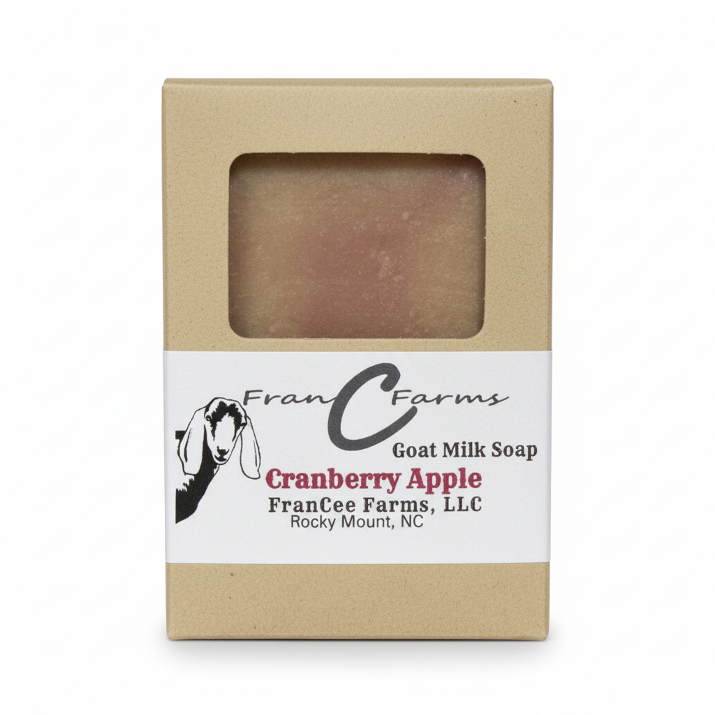 CranBerry-Apple Marmalade Goat Milk Soap