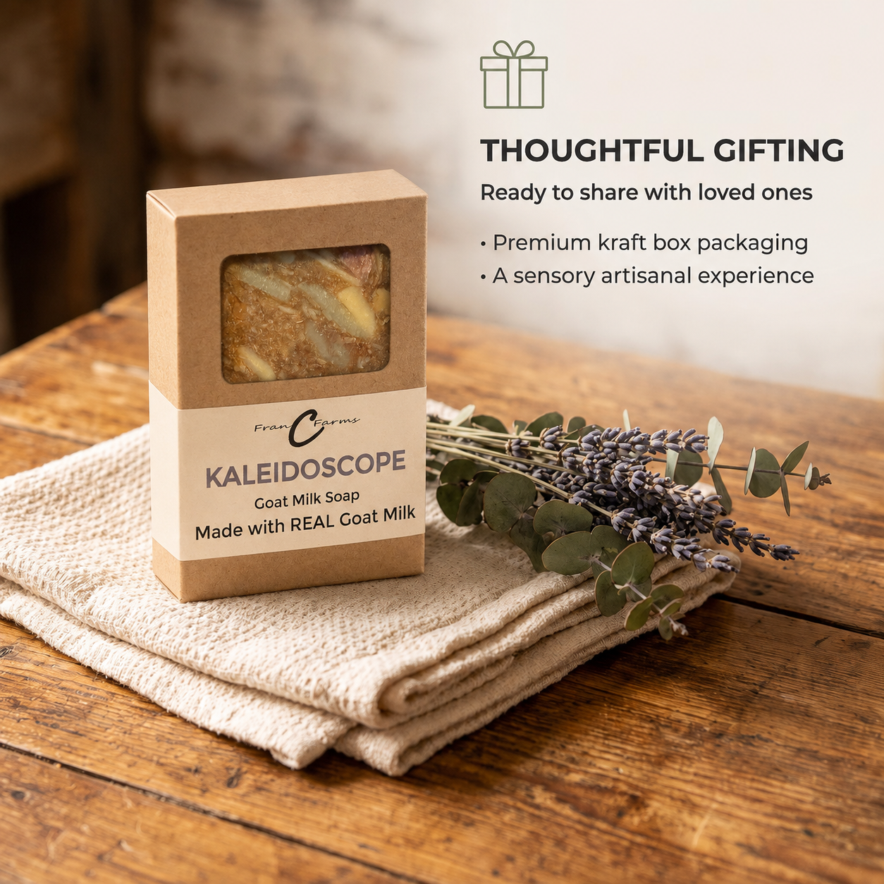 Kaleidoscope Goat Milk Soap - Made with REAL Goat Milk