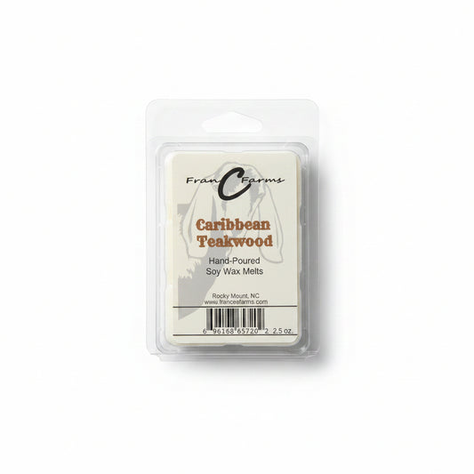 Caribbean Teakwood Soy Wax Melts product image 2 from FRAN C FARMS