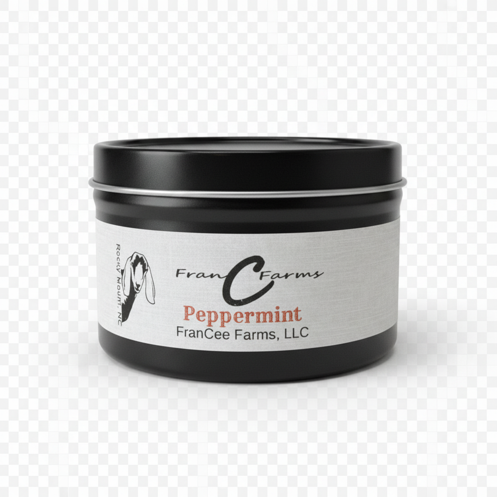 Peppermint Candle Tin