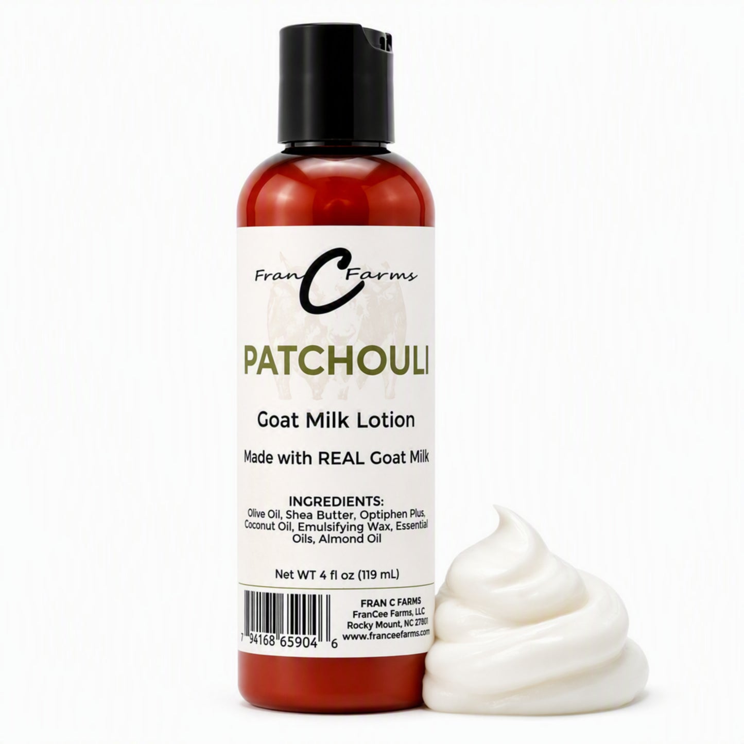 Patchouli Goat Milk Lotion – Made With REAL Goat Milk