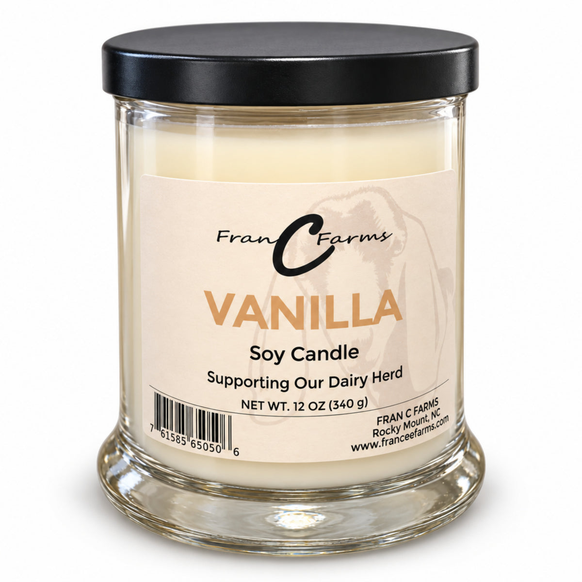 Vanilla Soy Candle - 12 oz. Status Jar