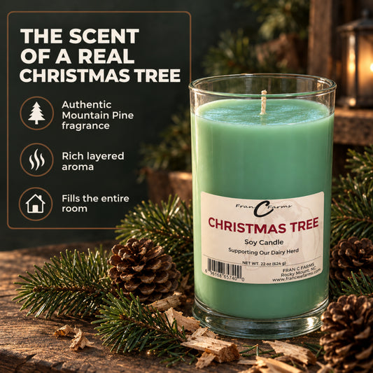 Christmas Tree Soy Candle - 22 oz. Status Jar