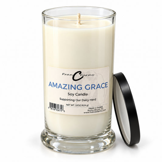 Amazing Grace Soy Candle - 22 oz. Status Jar
