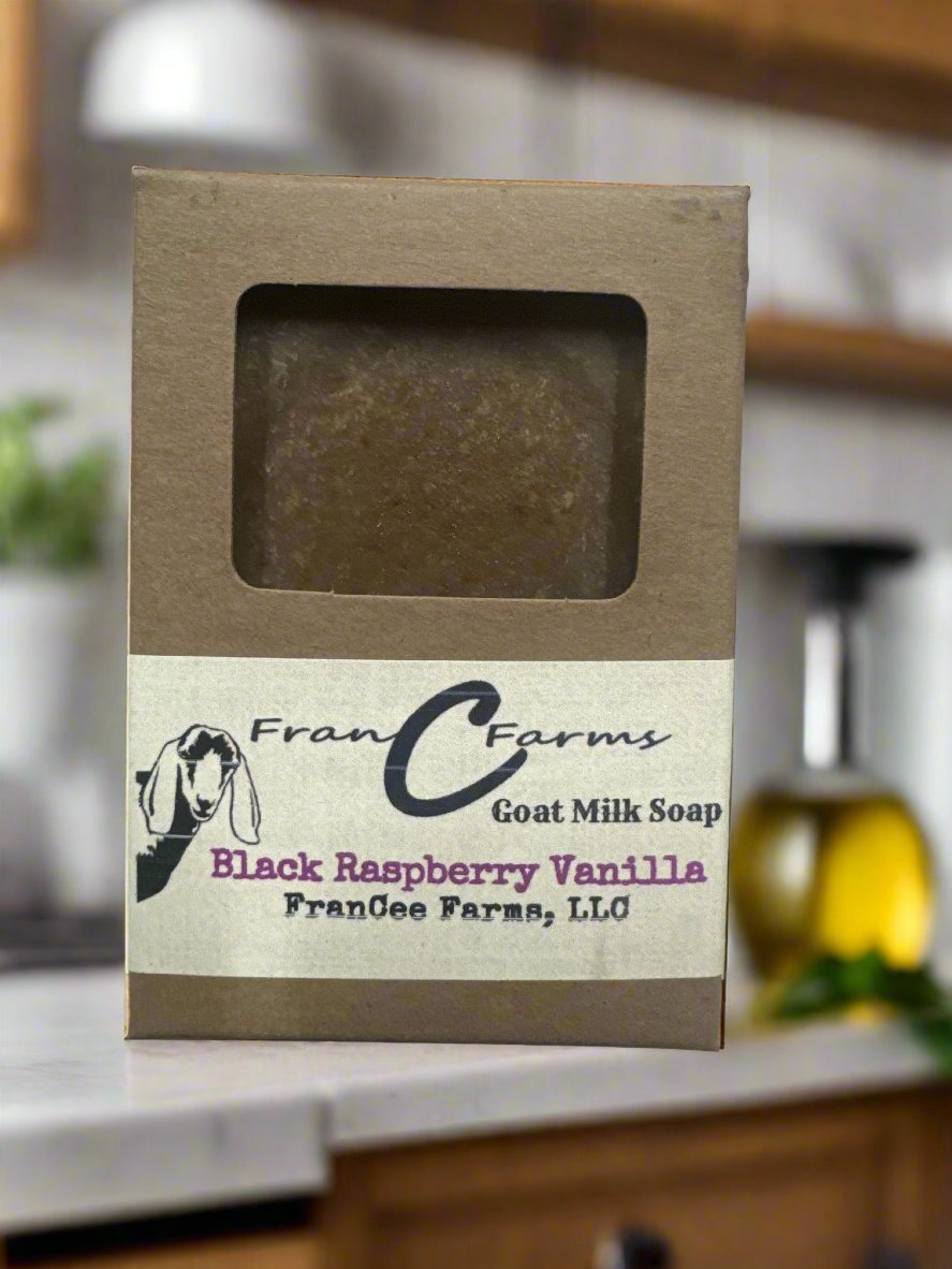 Black Raspberry Vanilla Goat Milk Soap