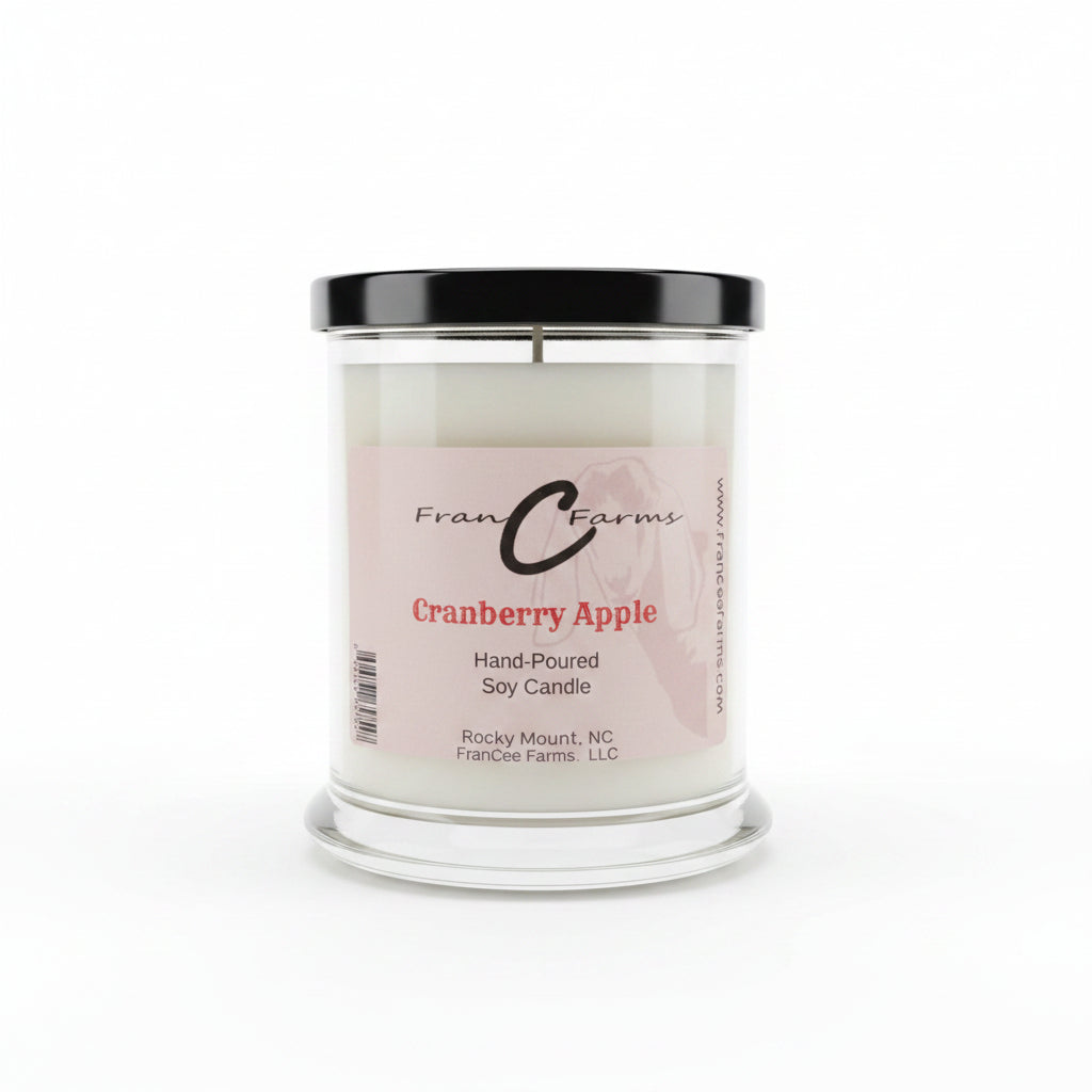 Cranberry Apple Soy Candle - 12 oz. Status Jar