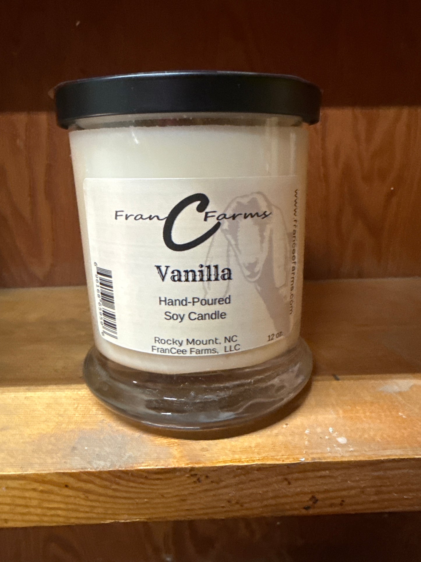 Vanilla Soy Candle - 12 oz. Status Jar