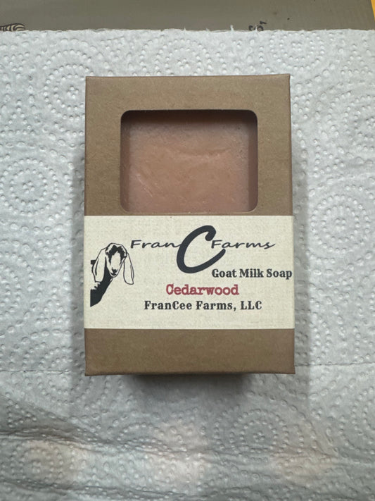 Cedarwood Goat Milk Soap