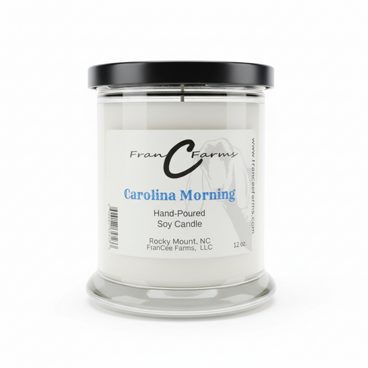Carolina Morning Candle - 12 oz. Status Jar product image 2 from FRAN C FARMS