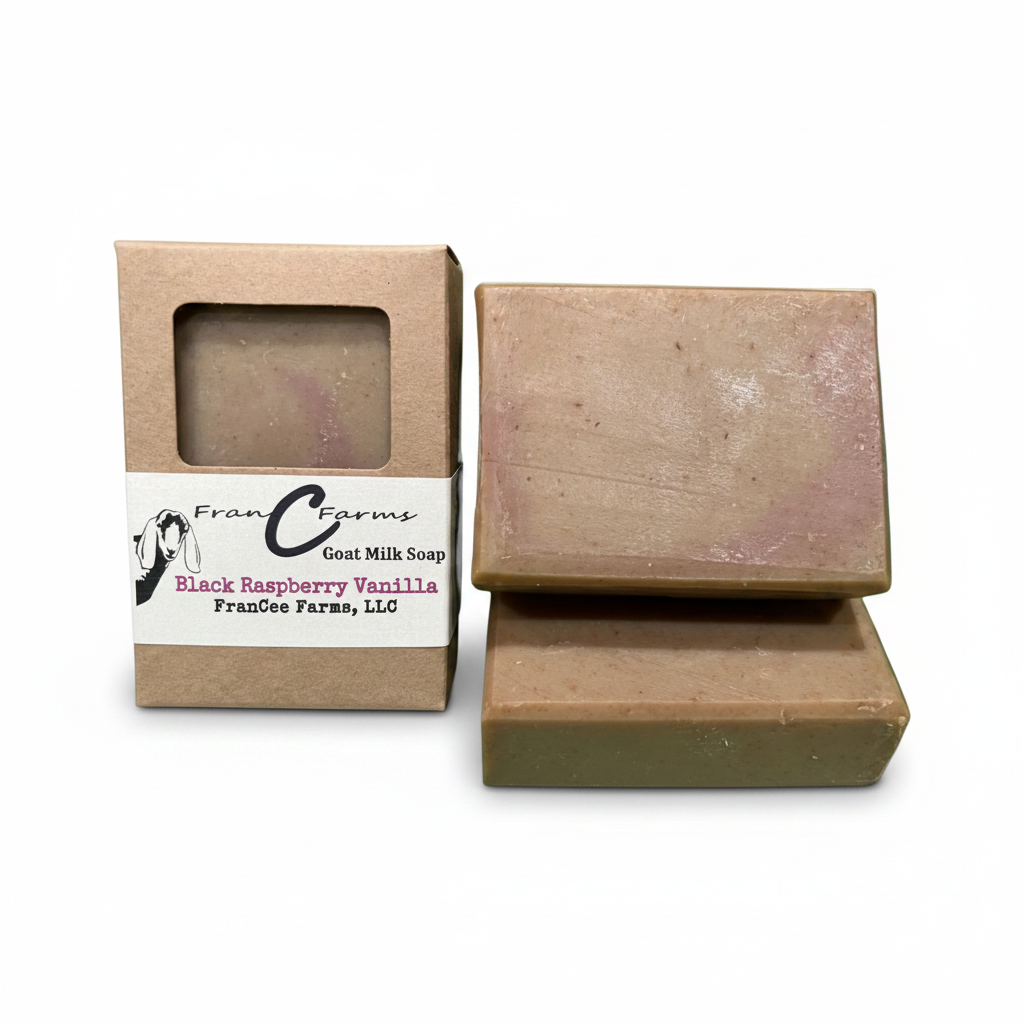 Black Raspberry Vanilla Goat Milk Soap