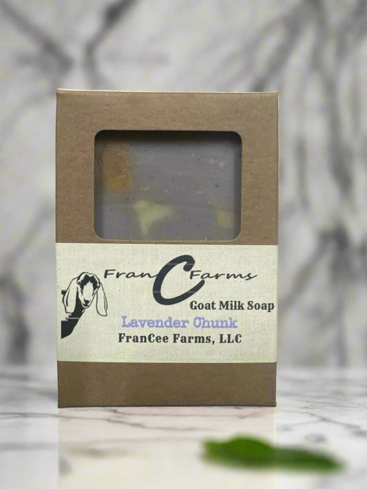 Lavender Chunk Goat Milk Soap