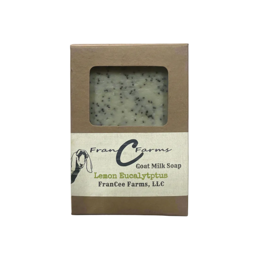 Lemon Eucalyptus Goat Milk Soap product image 2 from FRAN C FARMS