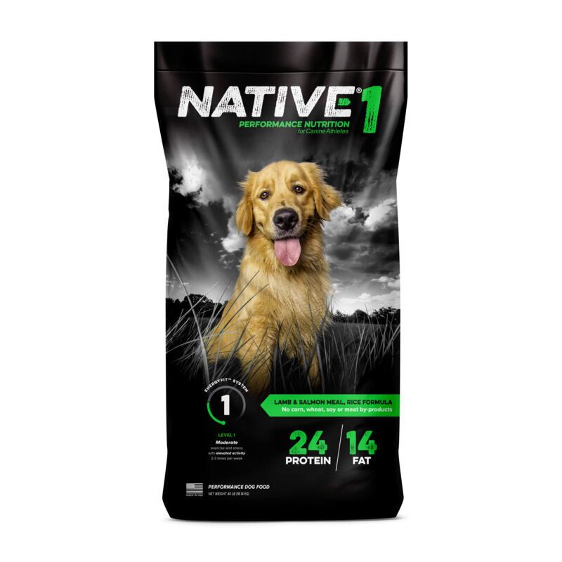 Native Level 1 Dog Food 40 lb bag from Kent Nutrition Group