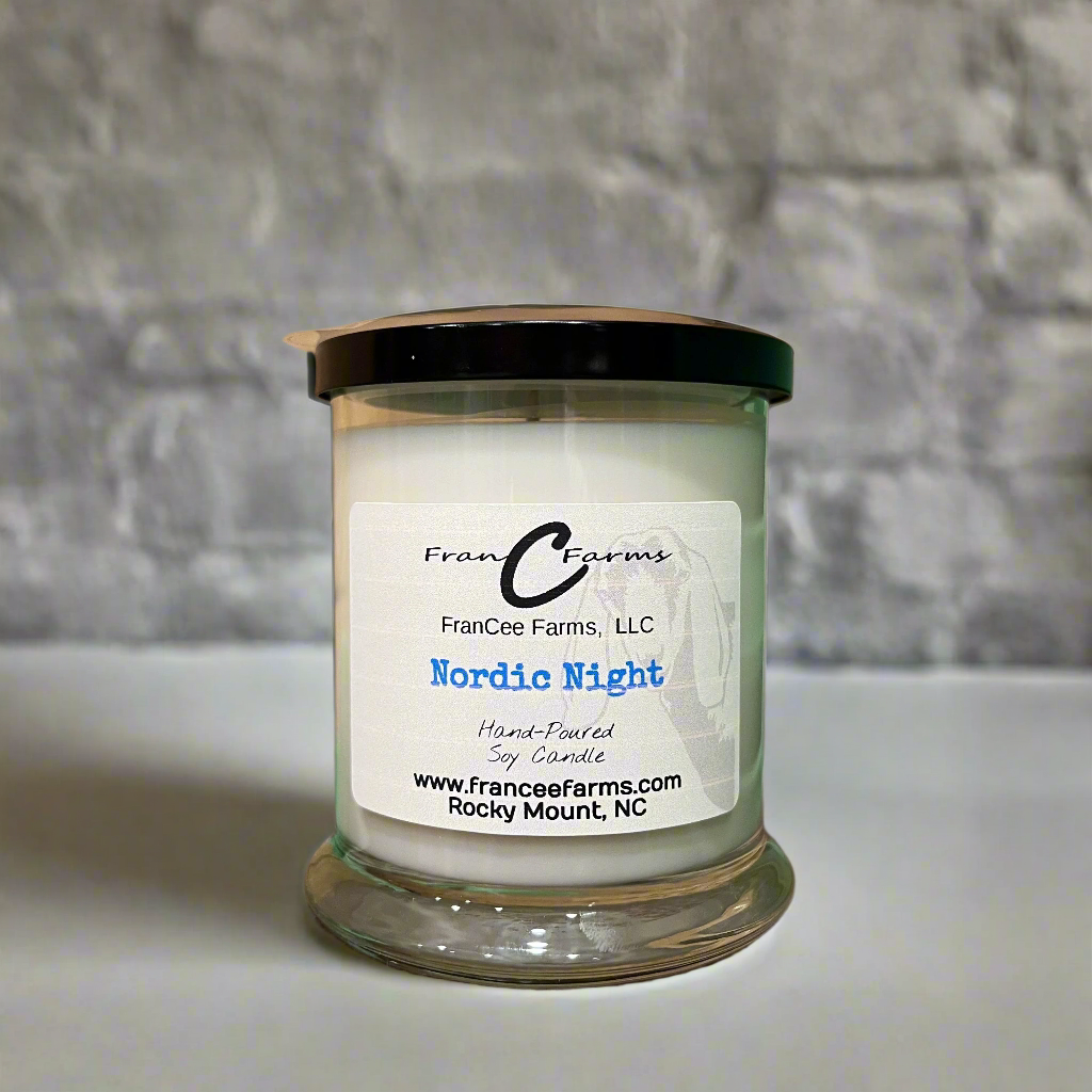 Natural Soy Nordic Night Candle (12/S)