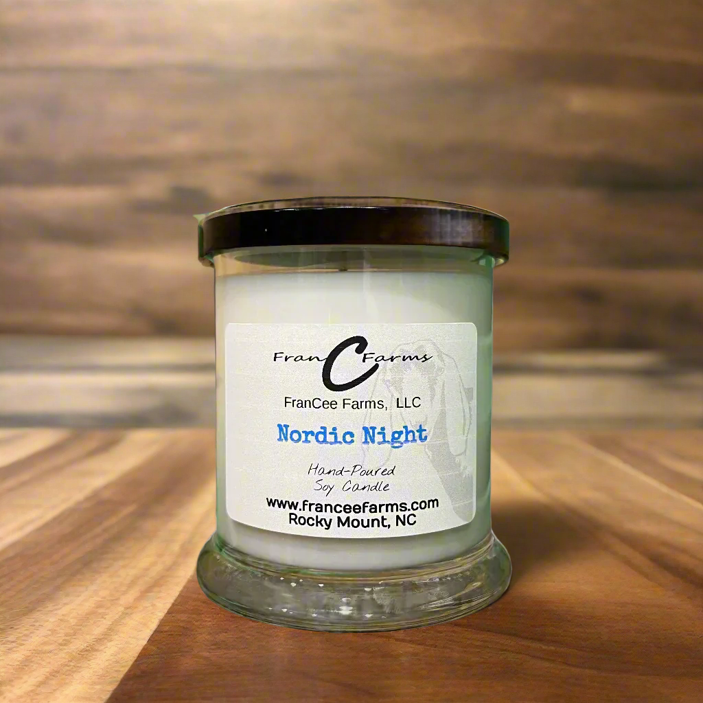Natural Soy Nordic Night Candle (12/S)