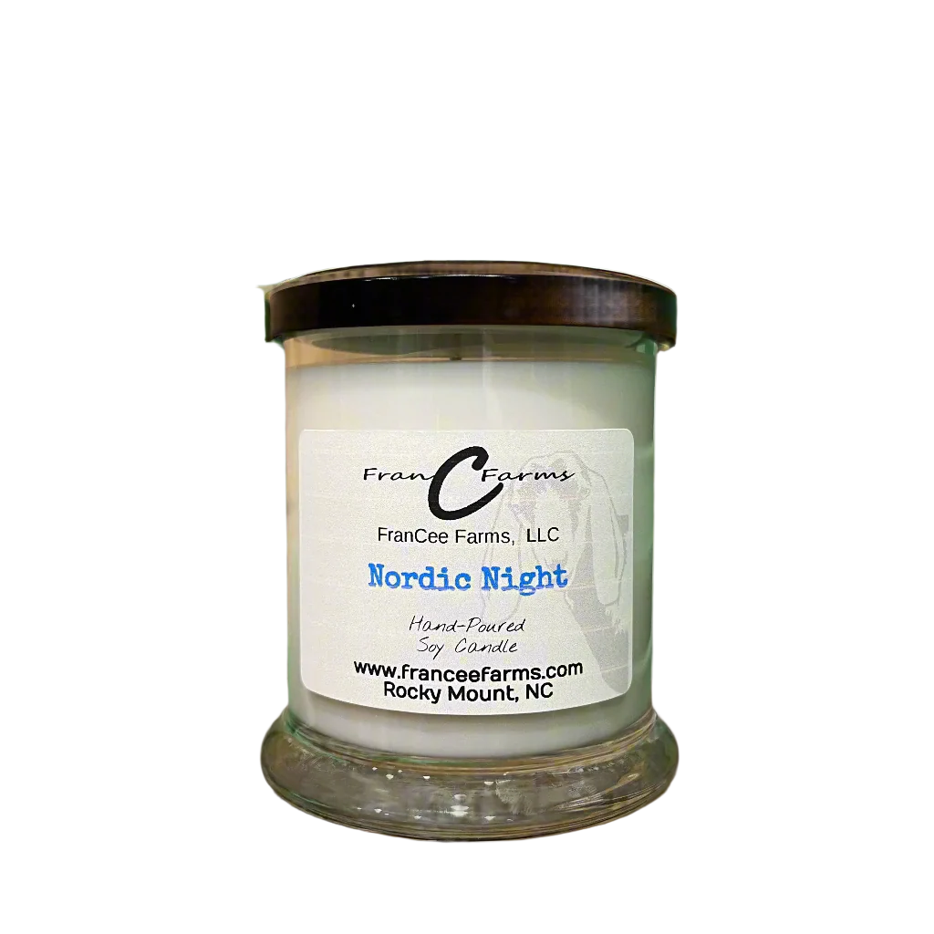 Natural Soy Nordic Night Candle (12/S)