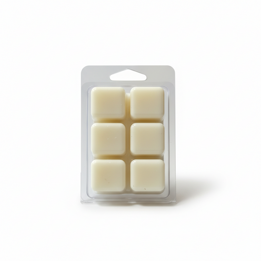Honeydew melon soy wax melts in a six-cube pack, perfect for long-lasting, toxin-free fragrance.