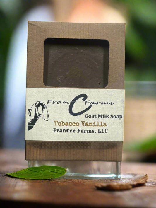 Tobacco Vanilla Goat Milk Soap