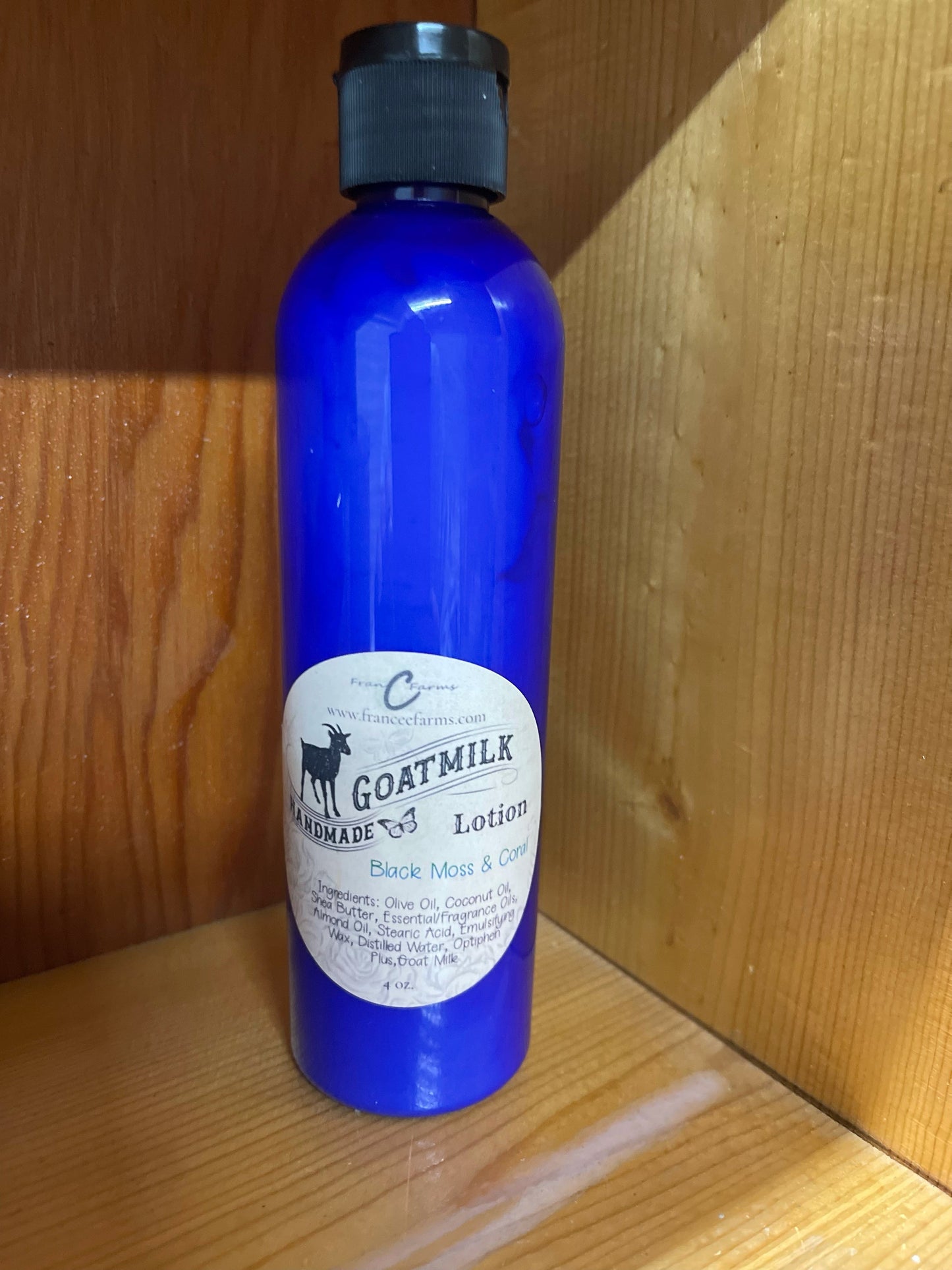 Black Moss and Coral Goat Milk Lotion