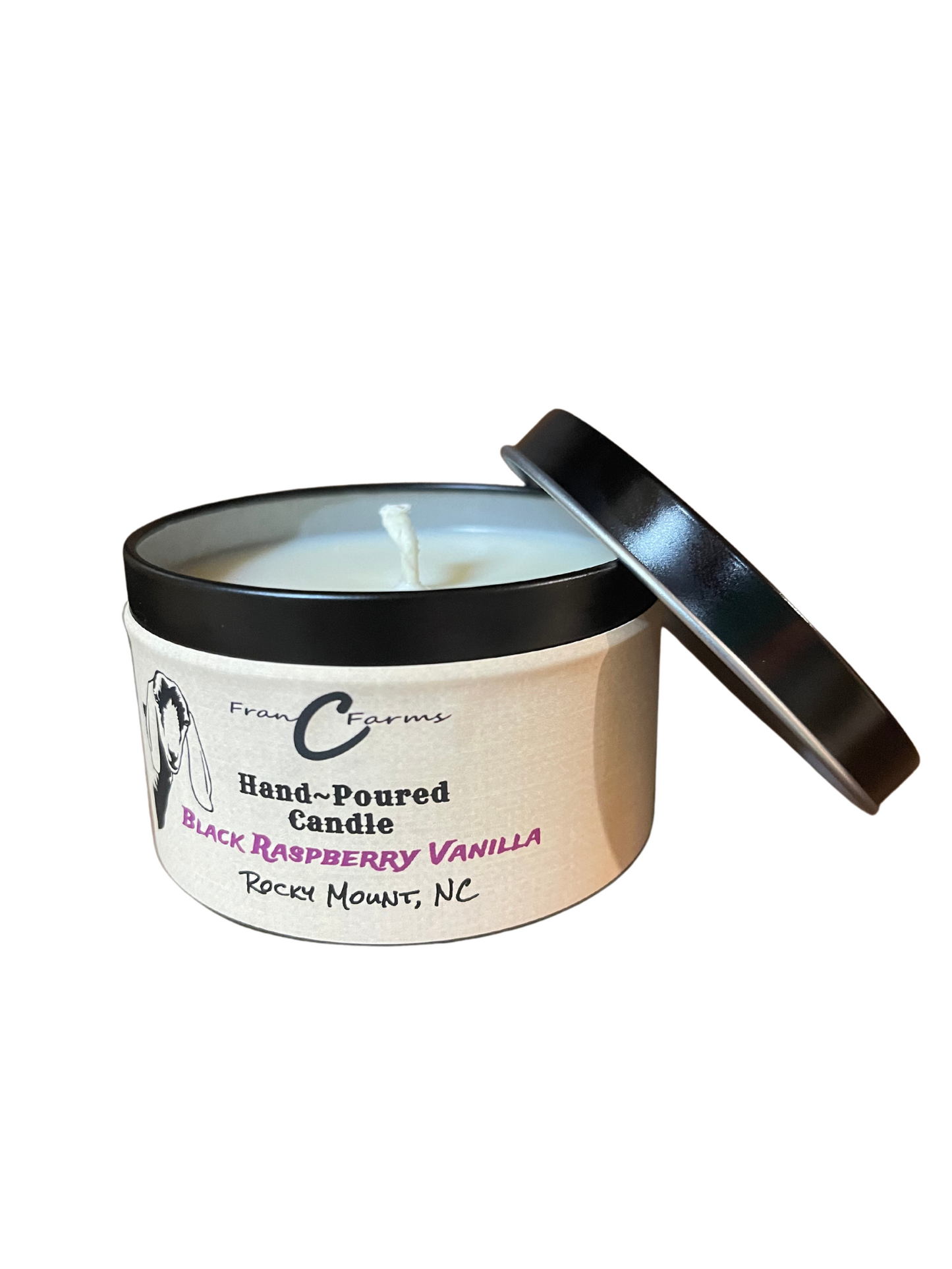 Black Raspberry Vanilla Candle Tin