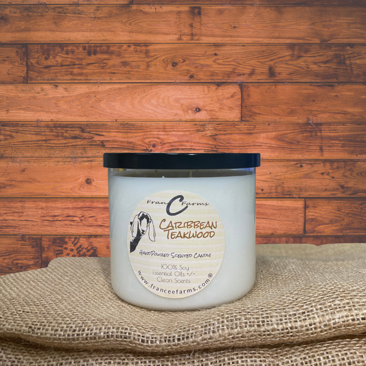 Caribbean Teakwood 3-Wick Candle