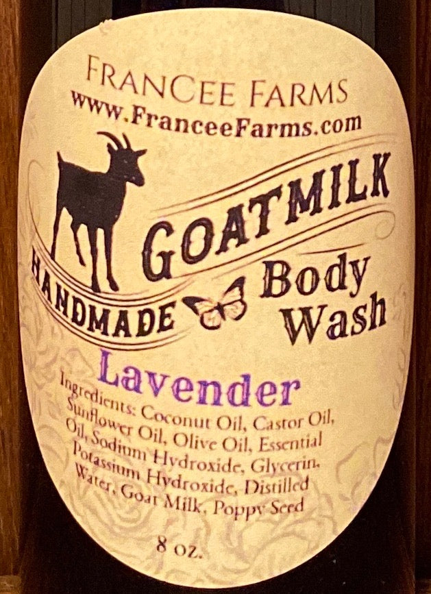Lavender Body Wash made with Goat Milk – Francee Farms