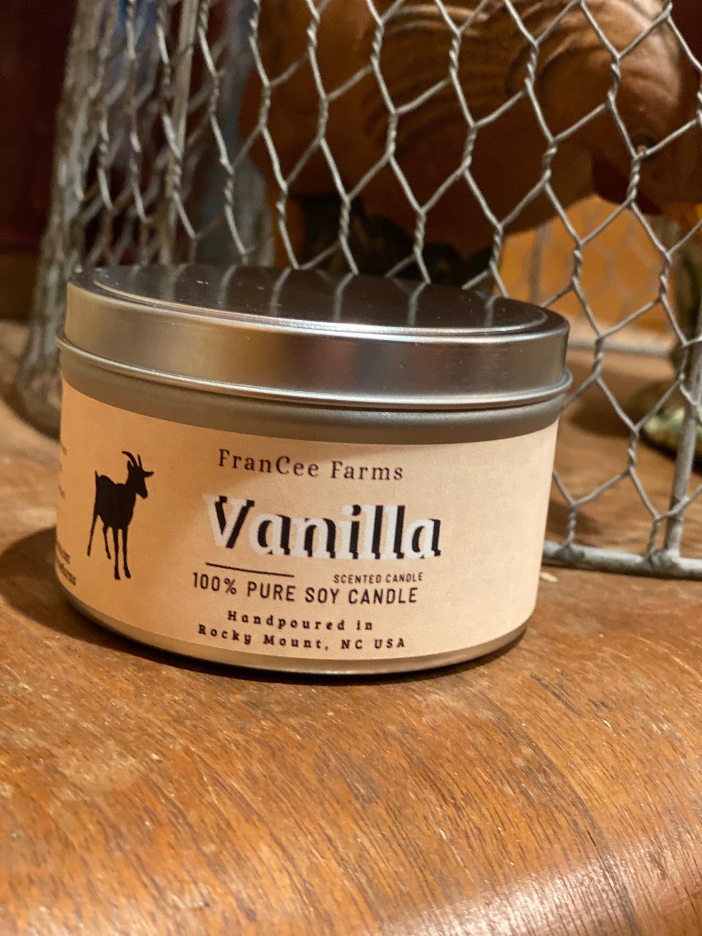 Vanilla Candle Tin