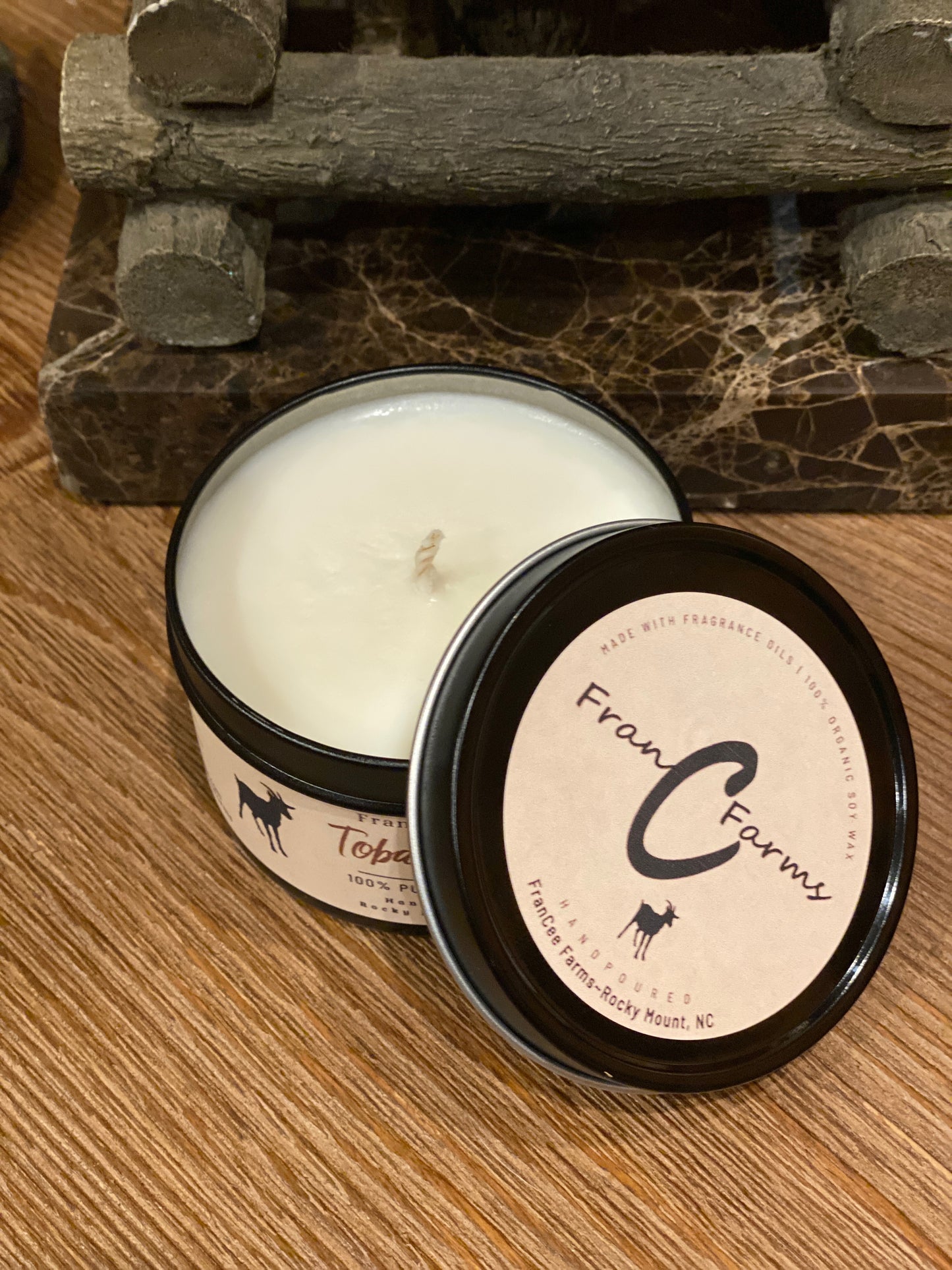 Tobacco Oud Candle Tin