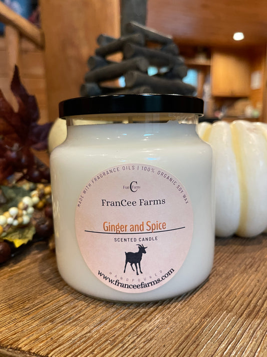 Ginger & Spice Apothecary Candle product image 2 from FRAN C FARMS