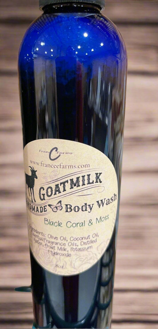 Black Moss & Coral Goat Milk Body Wash