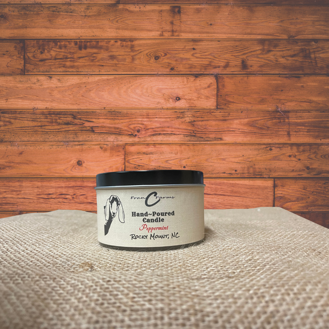 Peppermint Candle Tin