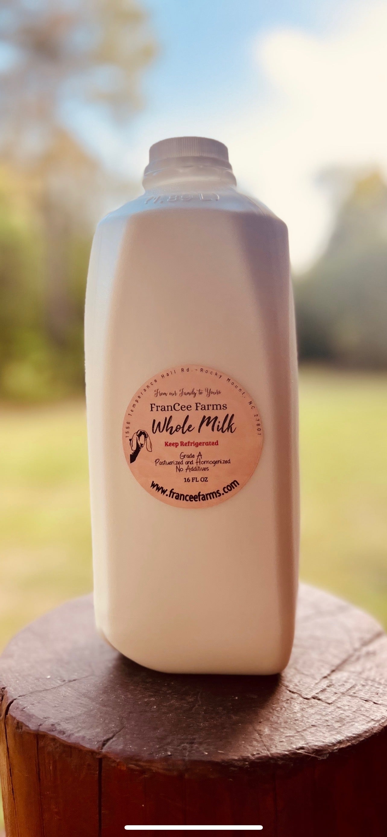 Bottled Goat Milk