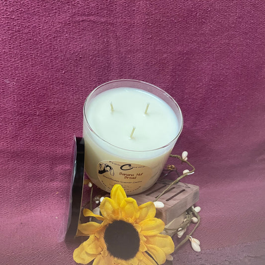 Banana Nut Bread Soy Candle - 20 oz. 3 Wick product image 2 from FRAN C FARMS