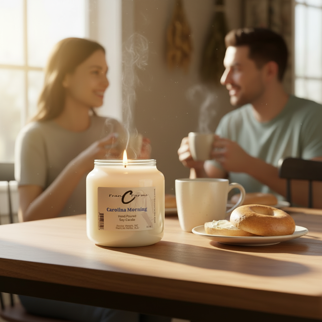 FRAN C FARMS Carolina Morning soy candle