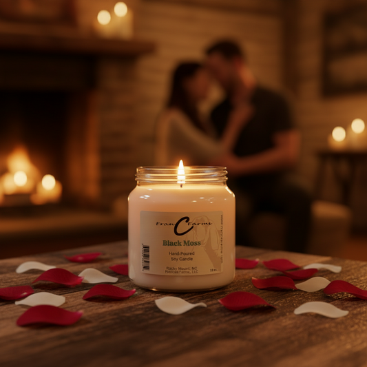 FRAN C FARMS Black Moss soy candle