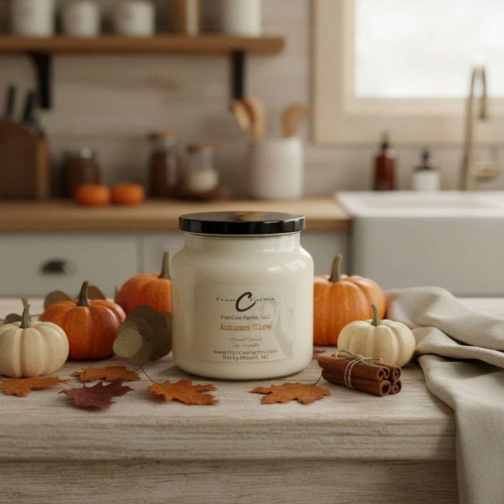FRAN C FARMS Autumn Glow soy candle