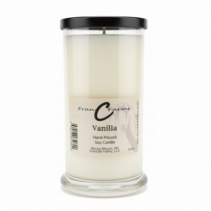 Vanilla Soy Candle - 22 oz. Status Jar