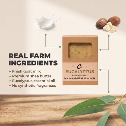 Eucalyptus Goat Milk Soap – Made with REAL Goat Milk