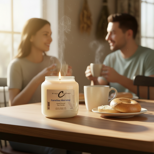 Carolina Morning Soy Candle - 18 oz. Apothecary Jar