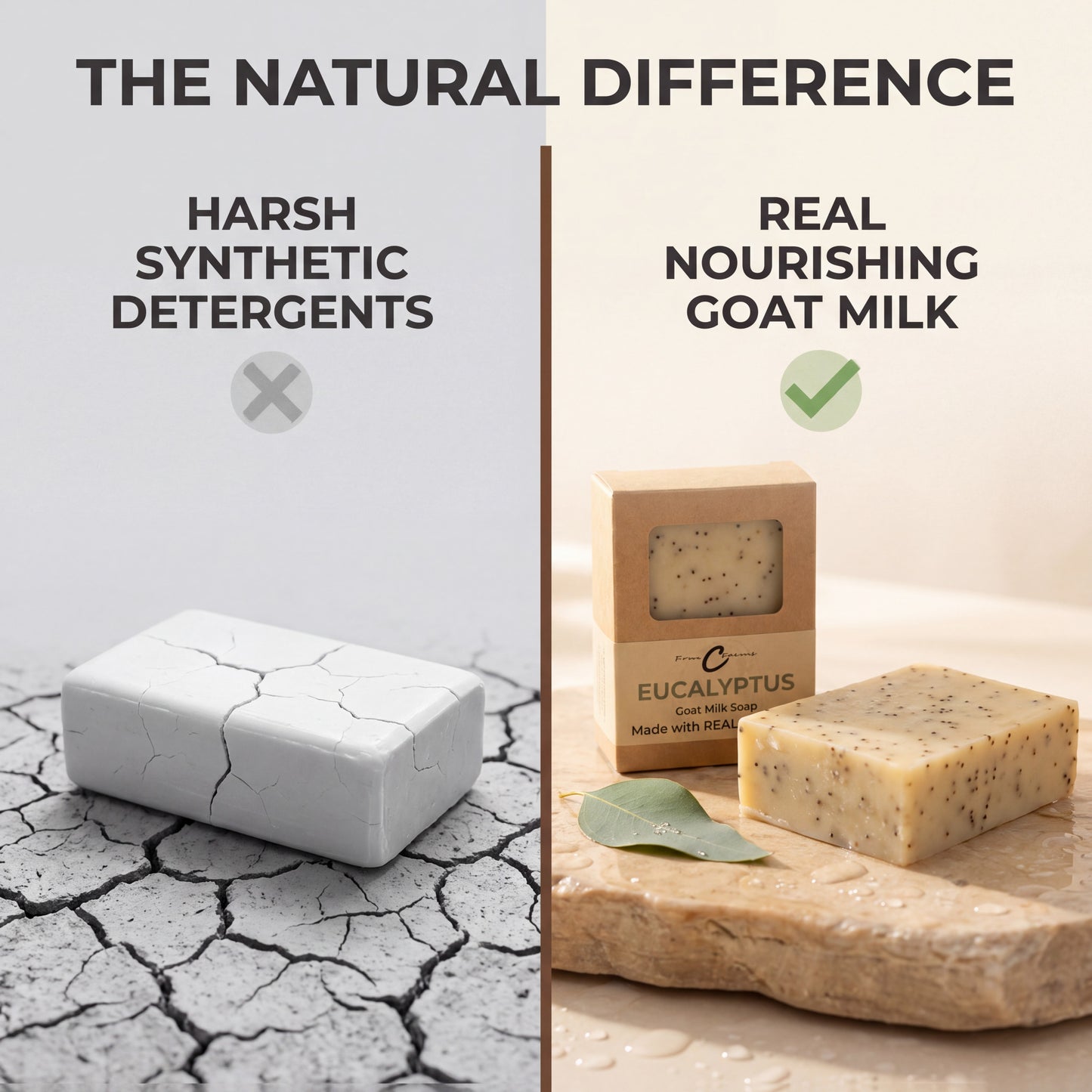 Eucalyptus Goat Milk Soap – Made with REAL Goat Milk