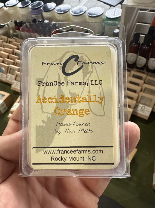 Accidentally Orange Wax Melts
