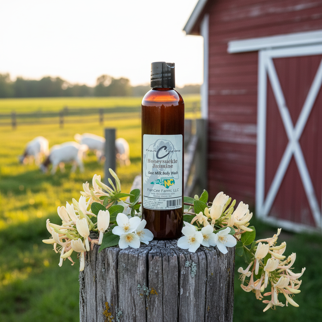 Honeysuckle-Jasmine Goat Milk Body Wash - 8 oz.