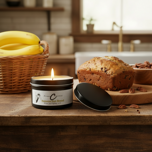 Banana Nut Bread Soy Candle Tin - 8 oz.