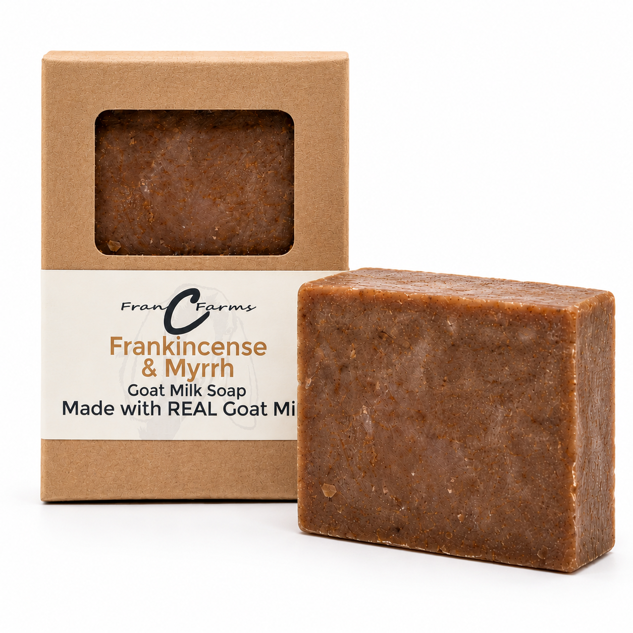 Frankincense & Myrrh Goat Milk Soap - Made with REAL Goat Milk