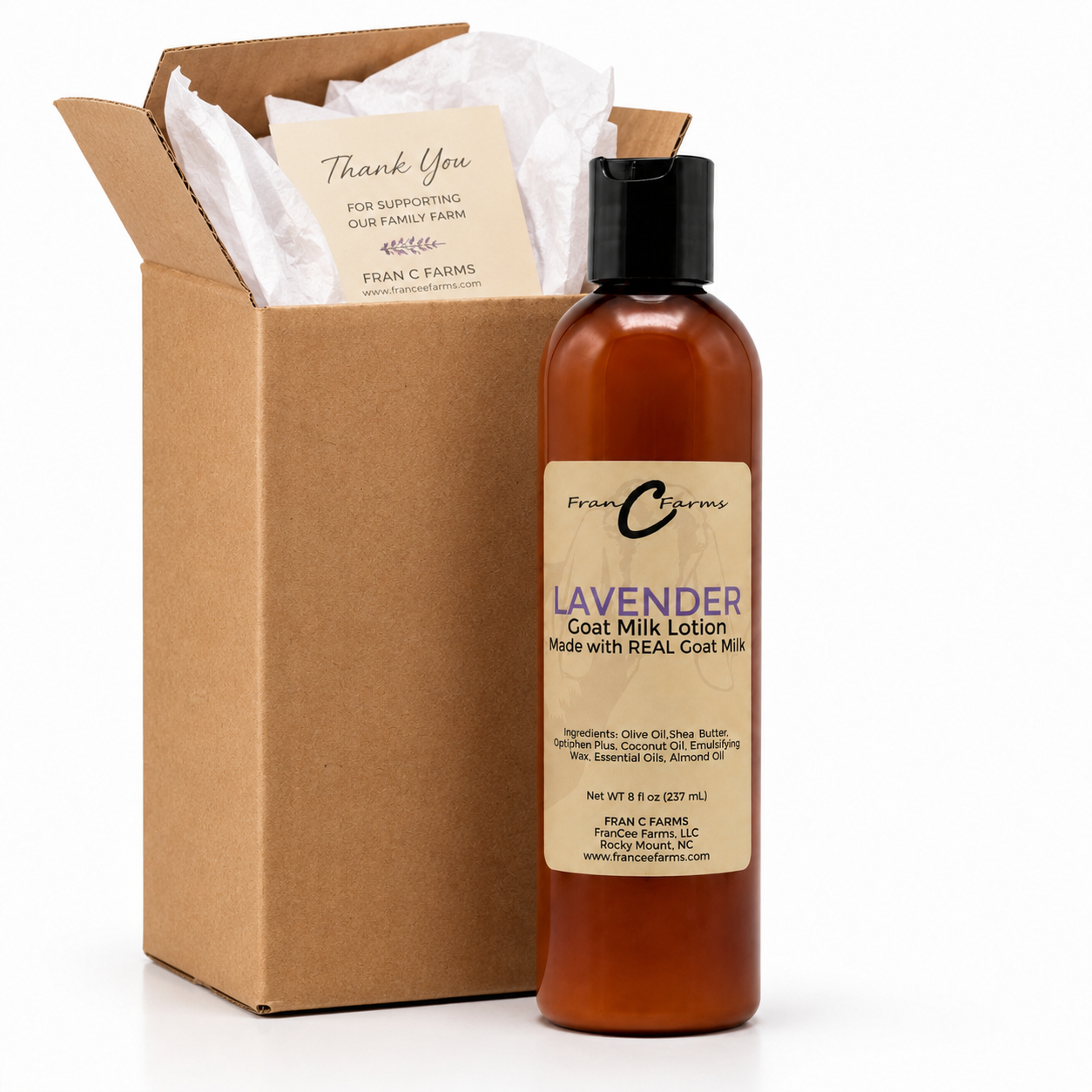 Lavender Goat Milk Lotion - Made with REAL Goat Milk