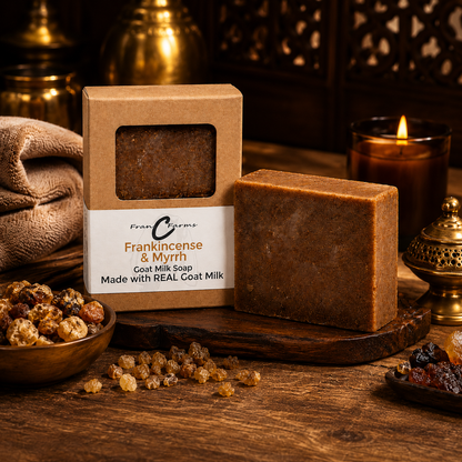 Frankincense & Myrrh Goat Milk Soap - Made with REAL Goat Milk