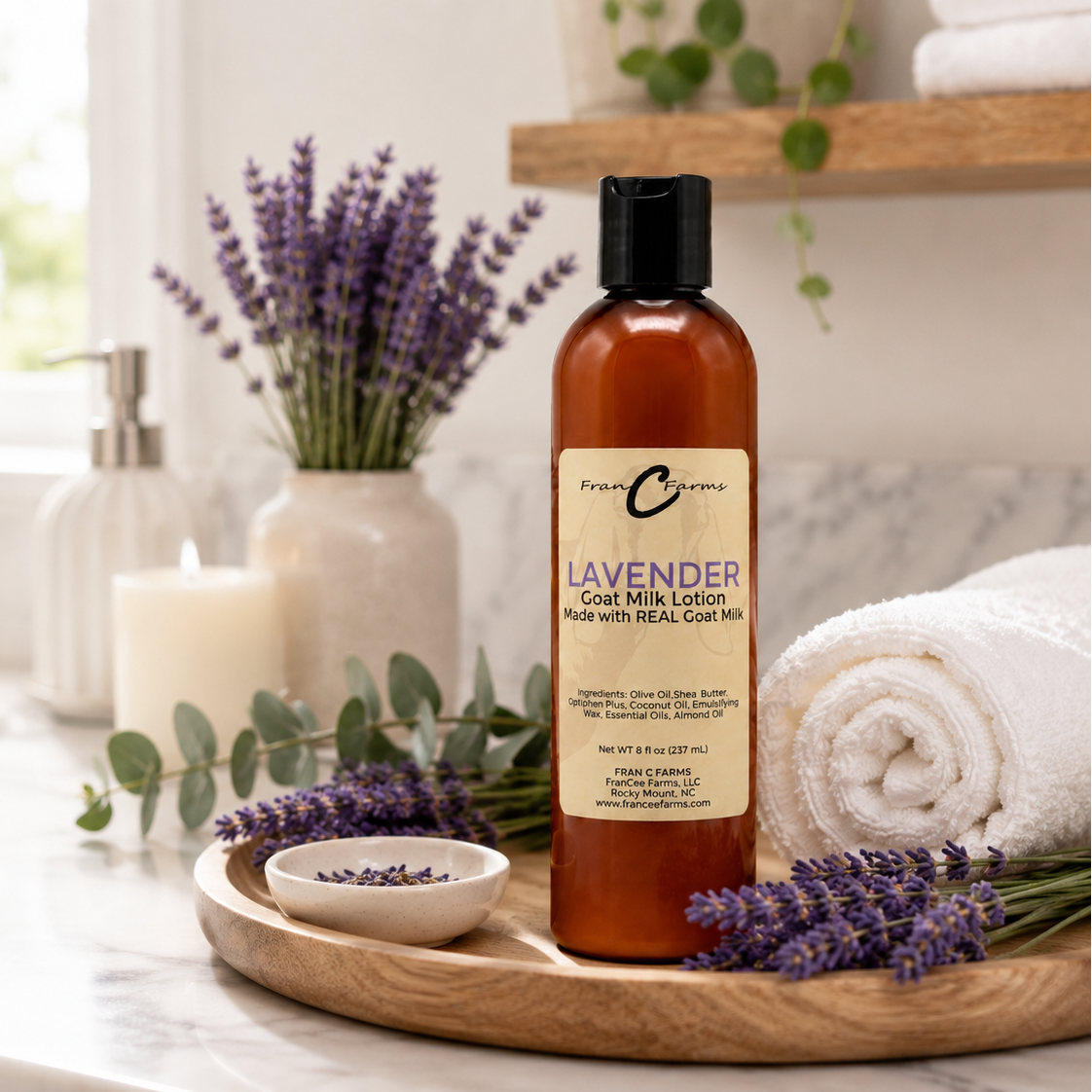 Lavender Goat Milk Lotion - Made with REAL Goat Milk